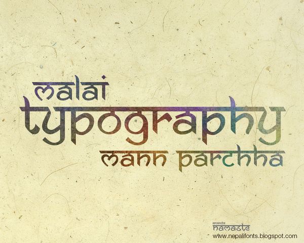 english fonts in hindi style